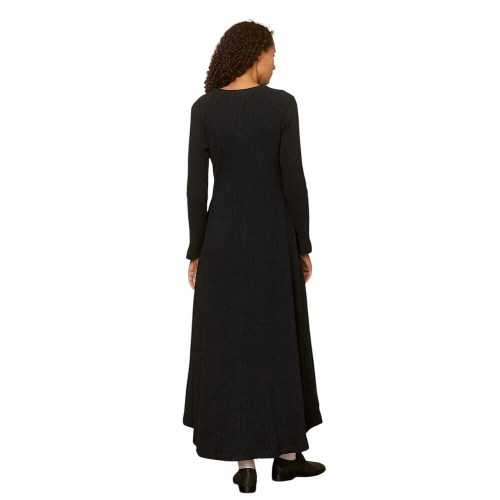 Christy Dawn Bowie Maxi Dress Noir Black Long Sleeve Women Large - Picture 8 of 8